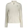 SWEAT-SHIRT BLANC À FERMETURE ÉCLAIR POUR FEMMES NORVÈGE 1963 - NORWAY 1963