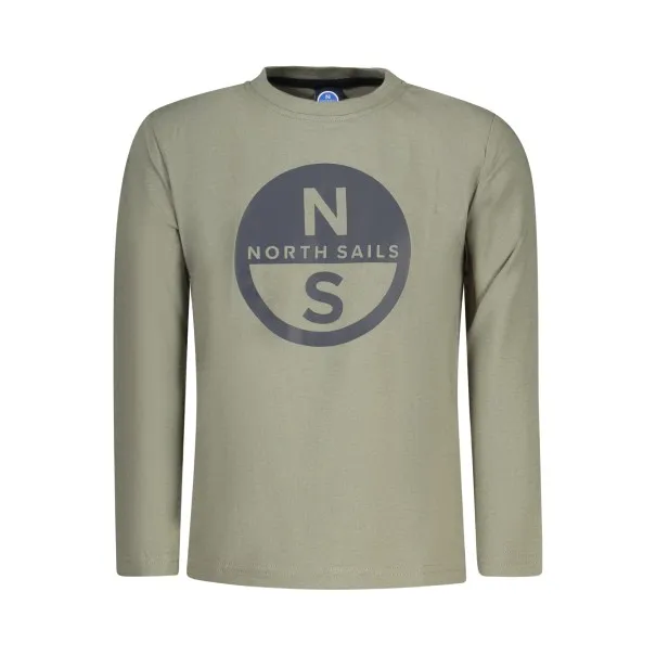 T-SHIRT À MANCHES LONGUES POUR ENFANTS NORTH SAILS, VERT - NORTH SAILS