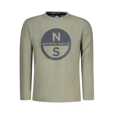 T-SHIRT À MANCHES LONGUES POUR ENFANTS NORTH SAILS, VERT - NORTH SAILS