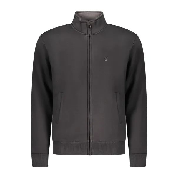SWEAT-SHIRT NOIR À FERMETURE ÉCLAIR POUR HOMME COVERI MOVING - COVERI MOVING