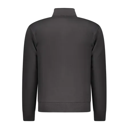 SWEAT-SHIRT NOIR À FERMETURE ÉCLAIR POUR HOMME COVERI MOVING - COVERI MOVING