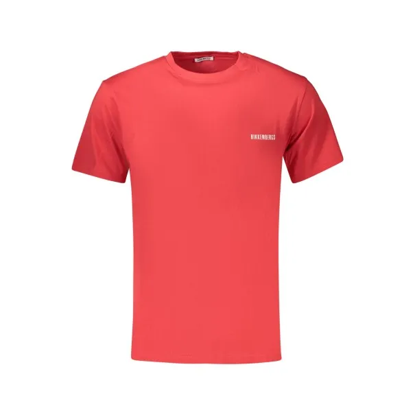 T-shirt à manches courtes pour homme BIKKEMBERGS, rouge - BIKKEMBERGS