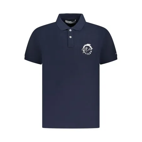 TRUSSARDI POLO MANCHES COURTES HOMME BLEU - Trussardi