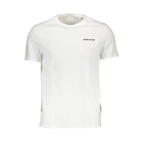 T-SHIRT MANCHES COURTES GUESS JEANS HOMME BLANC - GUESS JEANS
