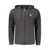 SWEAT-SHIRT NOIR À FERMETURE ÉCLAIR POUR HOMME US GRAND - U.S. GRAND