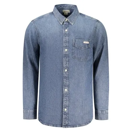 Chemise à manches longues pour homme Calvin Klein, bleue - CALVIN KLEIN