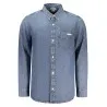 Chemise à manches longues pour homme Calvin Klein, bleue - CALVIN KLEIN