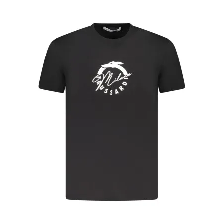 T-SHIRT À MANCHES COURTES TRUSSARDI HOMME NOIR - Trussardi