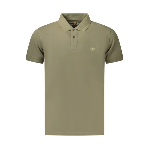 POLO À MANCHES COURTES VERT POUR HOMME TIMBERLAND - TIMBERLAND