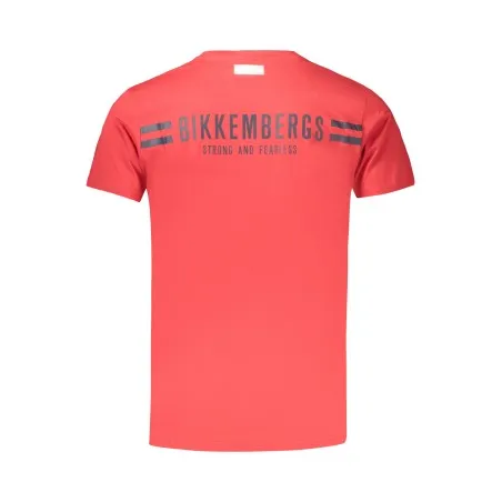 T-shirt à manches courtes pour homme BIKKEMBERGS, rouge - BIKKEMBERGS