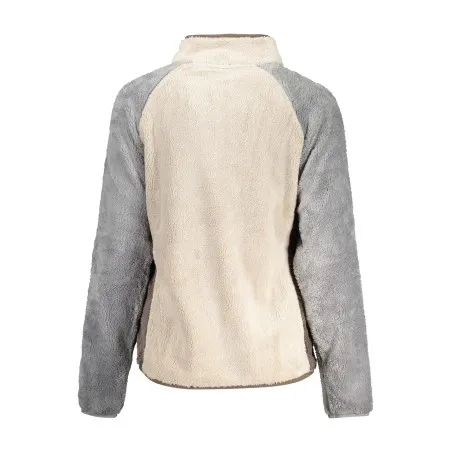 SWEAT-SHIRT BEIGE À FERMETURE ÉCLAIR POUR FEMMES NORVÈGE 1963 - NORWAY 1963