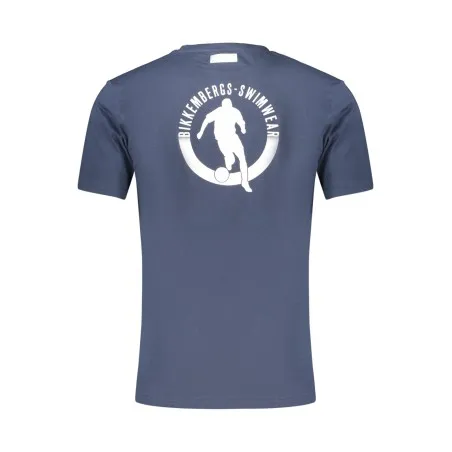 T-shirt à manches courtes pour homme BIKKEMBERGS, bleu - BIKKEMBERGS