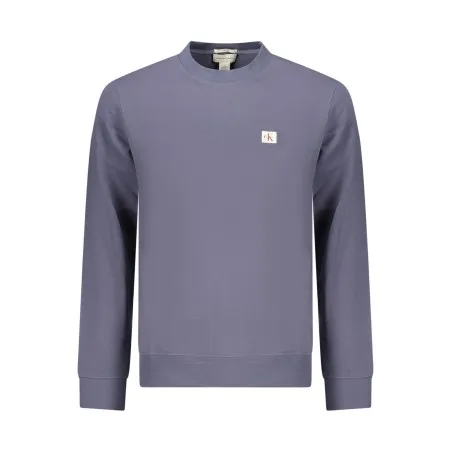 SWEAT-SHIRT BLEU À FERMETURE ÉCLAIR CALVIN KLEIN POUR HOMME - CALVIN KLEIN