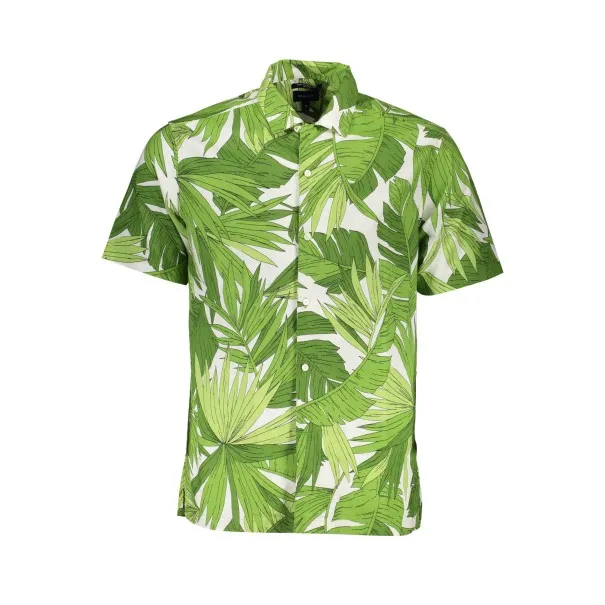 Chemise à manches courtes Gant pour homme, verte - GANT