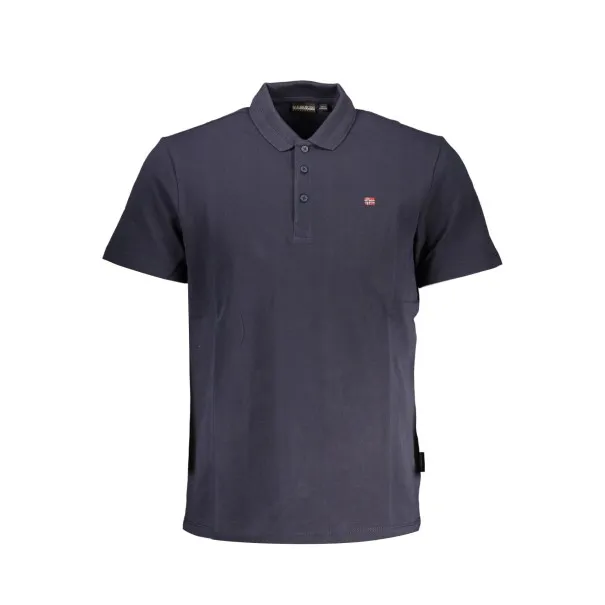 NAPAPIJRI POLO MANCHES COURTES HOMME BLEU - NAPAPIJRI