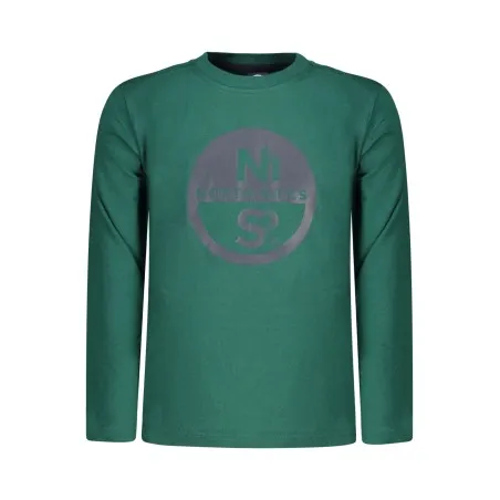T-shirt à manches longues pour enfant North Sails, vert - NORTH SAILS