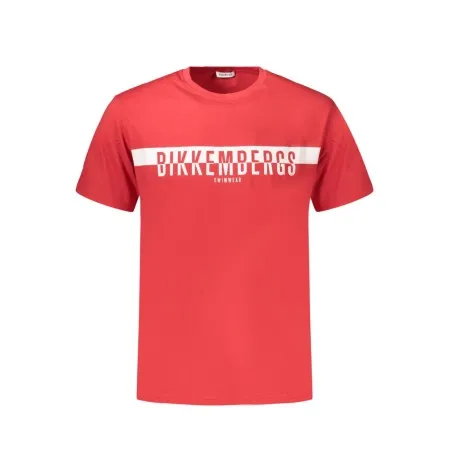 T-shirt à manches courtes pour homme BIKKEMBERGS, rouge - BIKKEMBERGS