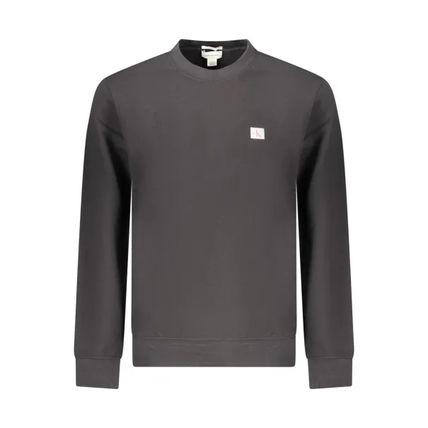 SWEAT-SHIRT NOIR À FERMETURE ÉCLAIR CALVIN KLEIN POUR HOMME - CALVIN KLEIN