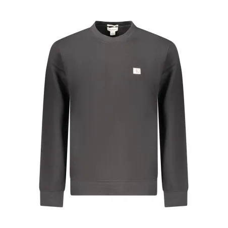 SWEAT-SHIRT NOIR À FERMETURE ÉCLAIR CALVIN KLEIN POUR HOMME - CALVIN KLEIN