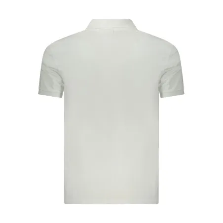 POLO CALVIN KLEIN MANCHES COURTES HOMME BLANC - CALVIN KLEIN