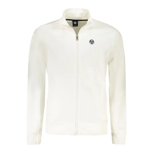 Sweat-shirt zippé blanc pour homme North Sails - NORTH SAILS