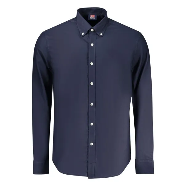 CHEMISE BLEUE À MANCHES LONGUES POUR HOMME, NORVÈGE 1963 - NORWAY 1963