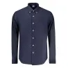 CHEMISE BLEUE À MANCHES LONGUES POUR HOMME, NORVÈGE 1963 - NORWAY 1963