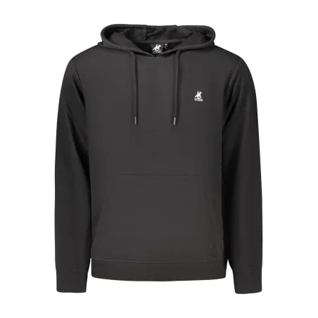 SWEAT-SHIRT NOIR À FERMETURE ÉCLAIR POUR HOMME US GRAND - U.S. GRAND