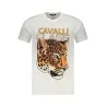 T-SHIRT À MANCHES COURTES CAVALLI CLASS HOMME BLANC - CAVALLI CLASS