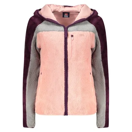 SWEAT-SHIRT FEMME ROSE À FERMETURE ÉCLAIR NORVÈGE 1963 - NORWAY 1963