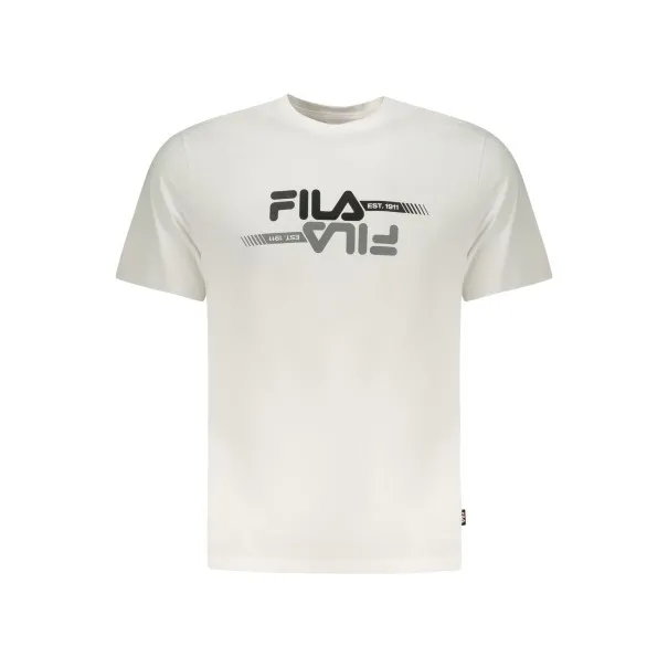 T-shirt blanc à manches courtes FILA pour homme - FILA