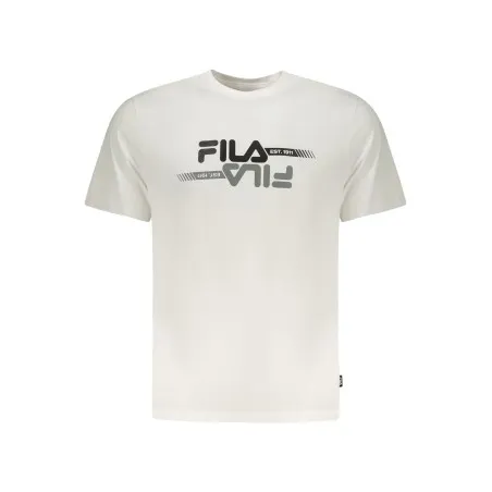 T-shirt blanc à manches courtes FILA pour homme - FILA