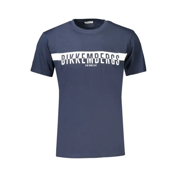 T-shirt à manches courtes pour homme BIKKEMBERGS, bleu - BIKKEMBERGS