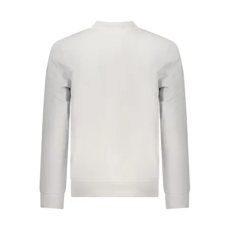 SWEAT-SHIRT GRIS À FERMETURE ÉCLAIR CALVIN KLEIN POUR HOMME - CALVIN KLEIN