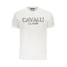 T-SHIRT À MANCHES COURTES CAVALLI CLASS HOMME BLANC - CAVALLI CLASS