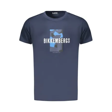 T-shirt à manches courtes pour homme BIKKEMBERGS, bleu - BIKKEMBERGS