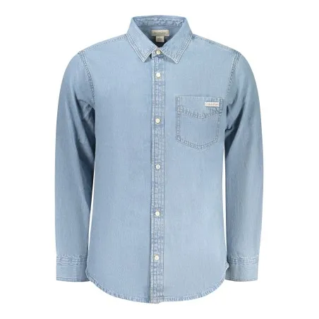 Chemise à manches longues pour homme Calvin Klein, bleue - CALVIN KLEIN