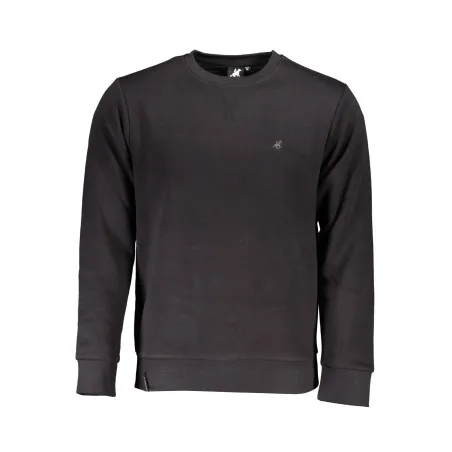 SWEAT-SHIRT NOIR À FERMETURE ÉCLAIR POUR HOMME US GRAND - U.S. GRAND
