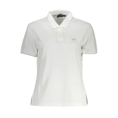 NAPAPIJRI POLO MANCHES COURTES FEMME BLANC - NAPAPIJRI