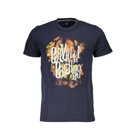 T-SHIRT À MANCHES COURTES CAVALLI CLASS HOMME BLEU - CAVALLI CLASS