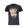 T-SHIRT À MANCHES COURTES CAVALLI CLASS HOMME BLEU - CAVALLI CLASS