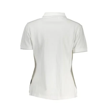 NAPAPIJRI POLO MANCHES COURTES FEMME BLANC - NAPAPIJRI