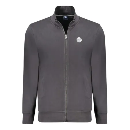 Sweat-shirt zippé noir pour homme North Sails - NORTH SAILS
