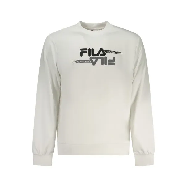 SWEAT-SHIRT BLANC À FERMETURE ÉCLAIR FILA POUR HOMME - FILA
