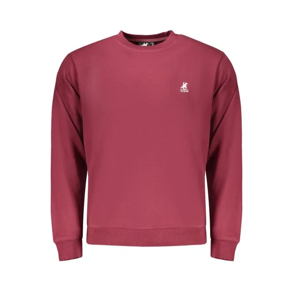 SWEAT-SHIRT ROUGE À FERMETURE ÉCLAIR POUR HOMME US GRAND - U.S. GRAND