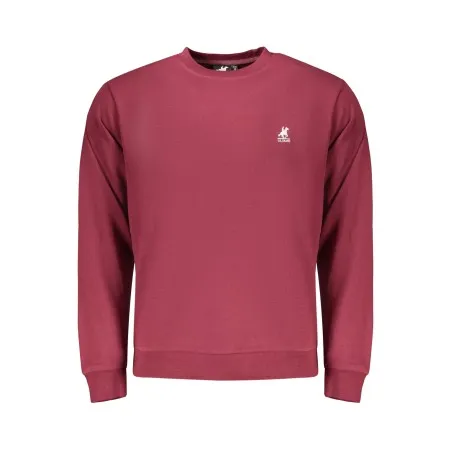 SWEAT-SHIRT ROUGE À FERMETURE ÉCLAIR POUR HOMME US GRAND - U.S. GRAND
