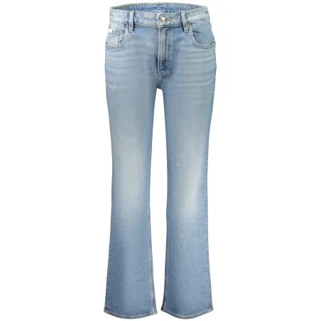 JEAN EN DENIM CALVIN KLEIN POUR FEMME, BLEU - CALVIN KLEIN