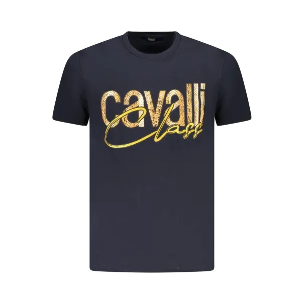 T-SHIRT À MANCHES COURTES CAVALLI CLASS HOMME BLEU - CAVALLI CLASS
