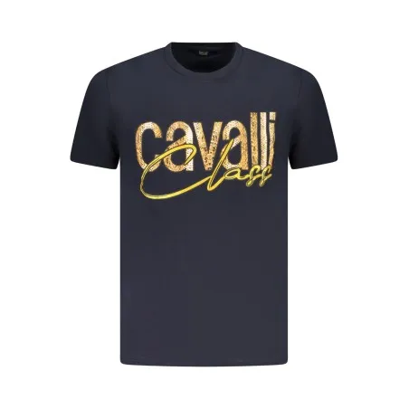 T-SHIRT À MANCHES COURTES CAVALLI CLASS HOMME BLEU - CAVALLI CLASS
