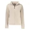 SWEAT-SHIRT BEIGE À FERMETURE ÉCLAIR POUR FEMMES NORVÈGE 1963 - NORWAY 1963